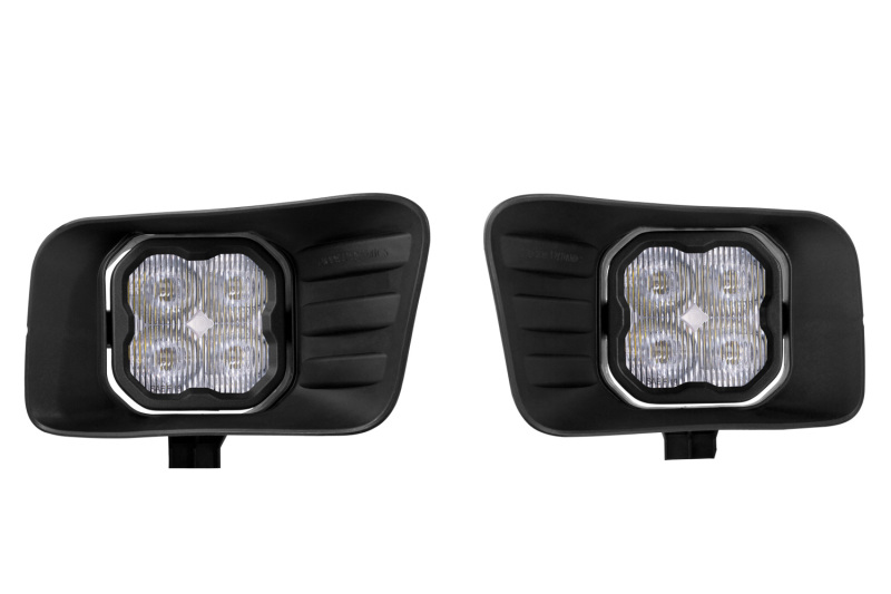 Dodge Ram 3500 Fog Light Kit - Diode Dynamics - SS3 LED Horizontal, Dual-Color - Selectable 6000K white and 3000K yellow - `09-`18